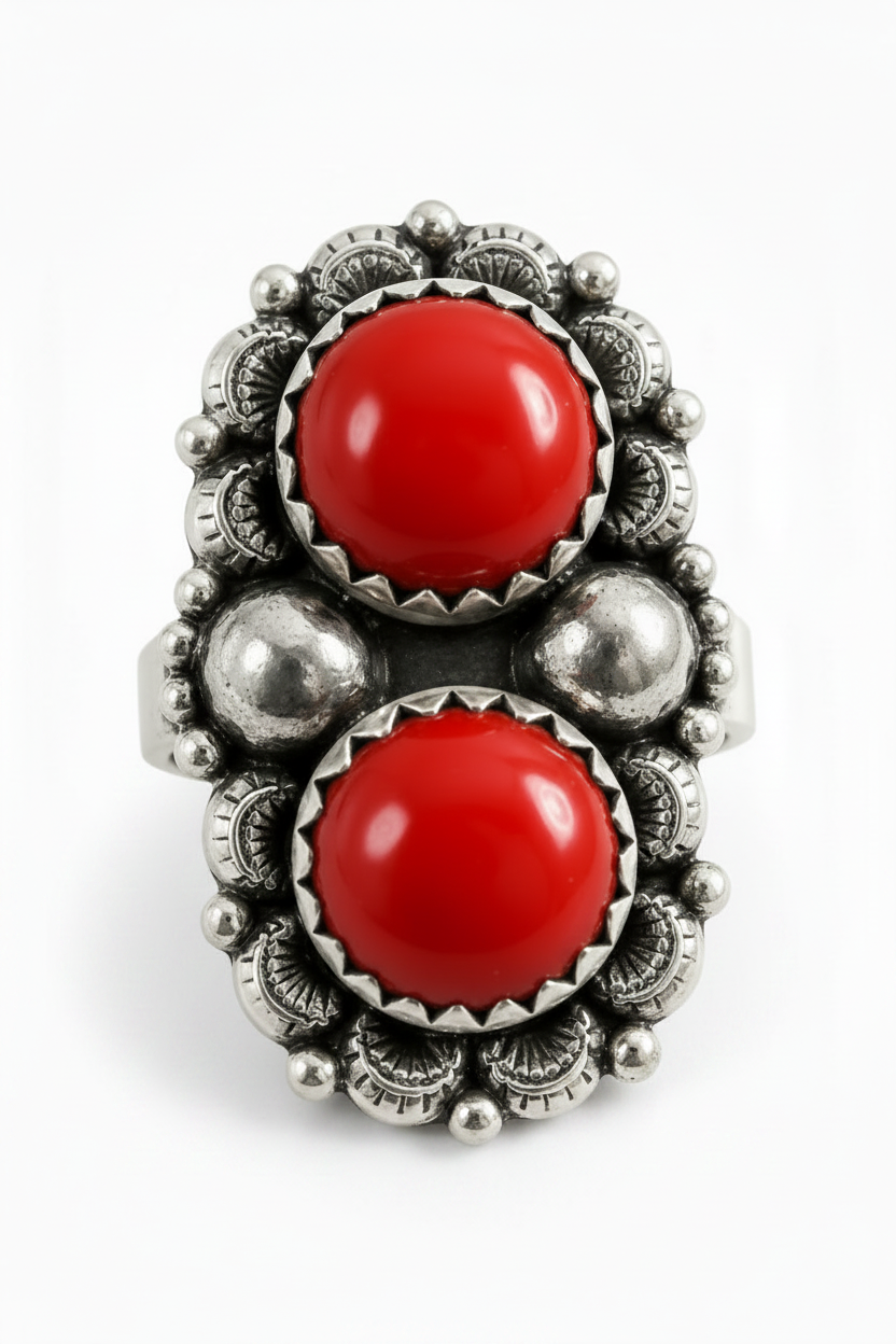 Dual Stone Rosarita Ring