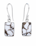 Golden Horse Turquoise Earrings