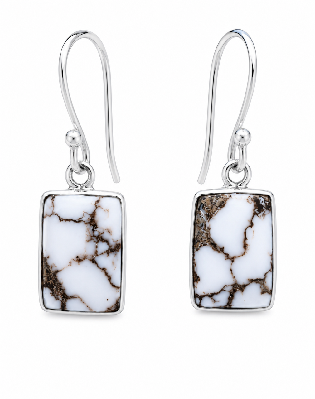 Golden Horse Turquoise Earrings