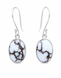 Golden Horse Turquoise Earrings