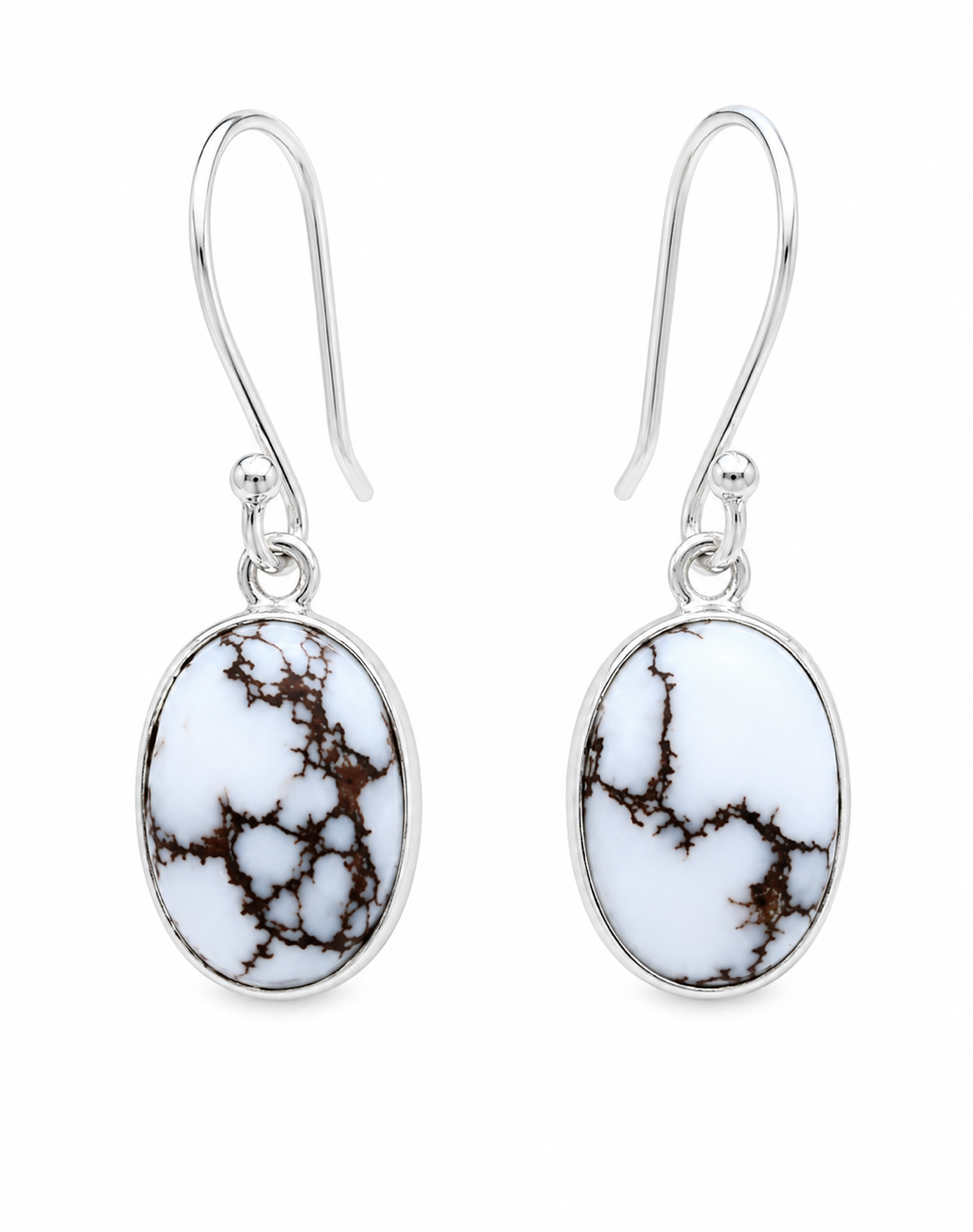 Golden Horse Turquoise Earrings