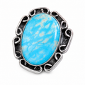 Vintage Sterling Silver and Turquoise Ring